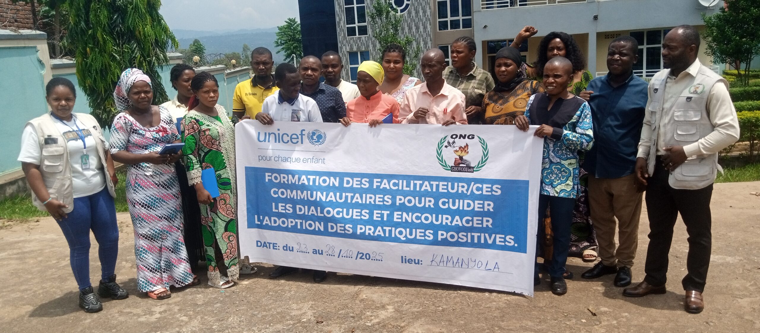 Kamanyola : GHOVODI clôture une formation de facilitateurs engagés pour une communauté sans maltraitance et protectrice des enfants