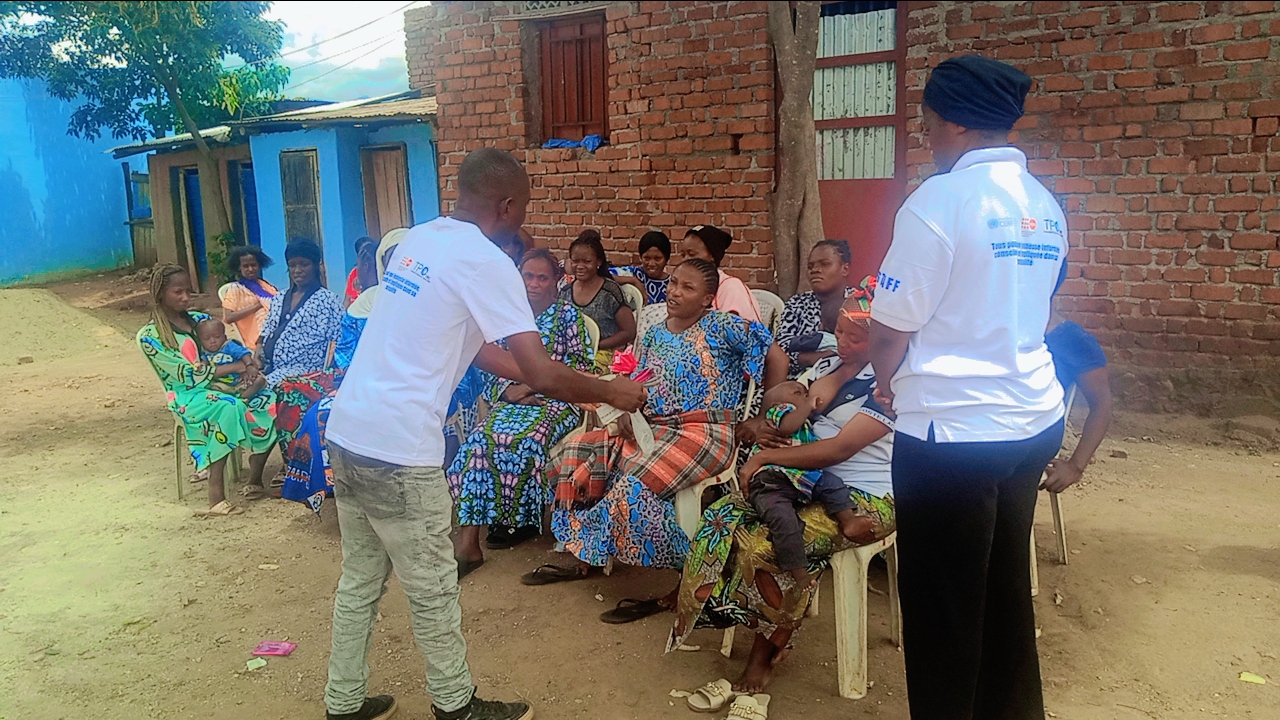 Kamanyola : TPO RDC accompagne les femmes enceintes de la CPN à l’accouchement.